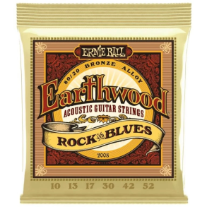 Ernie Ball 3008 Earthwood 80/20 Rock & Blues 3-Pack